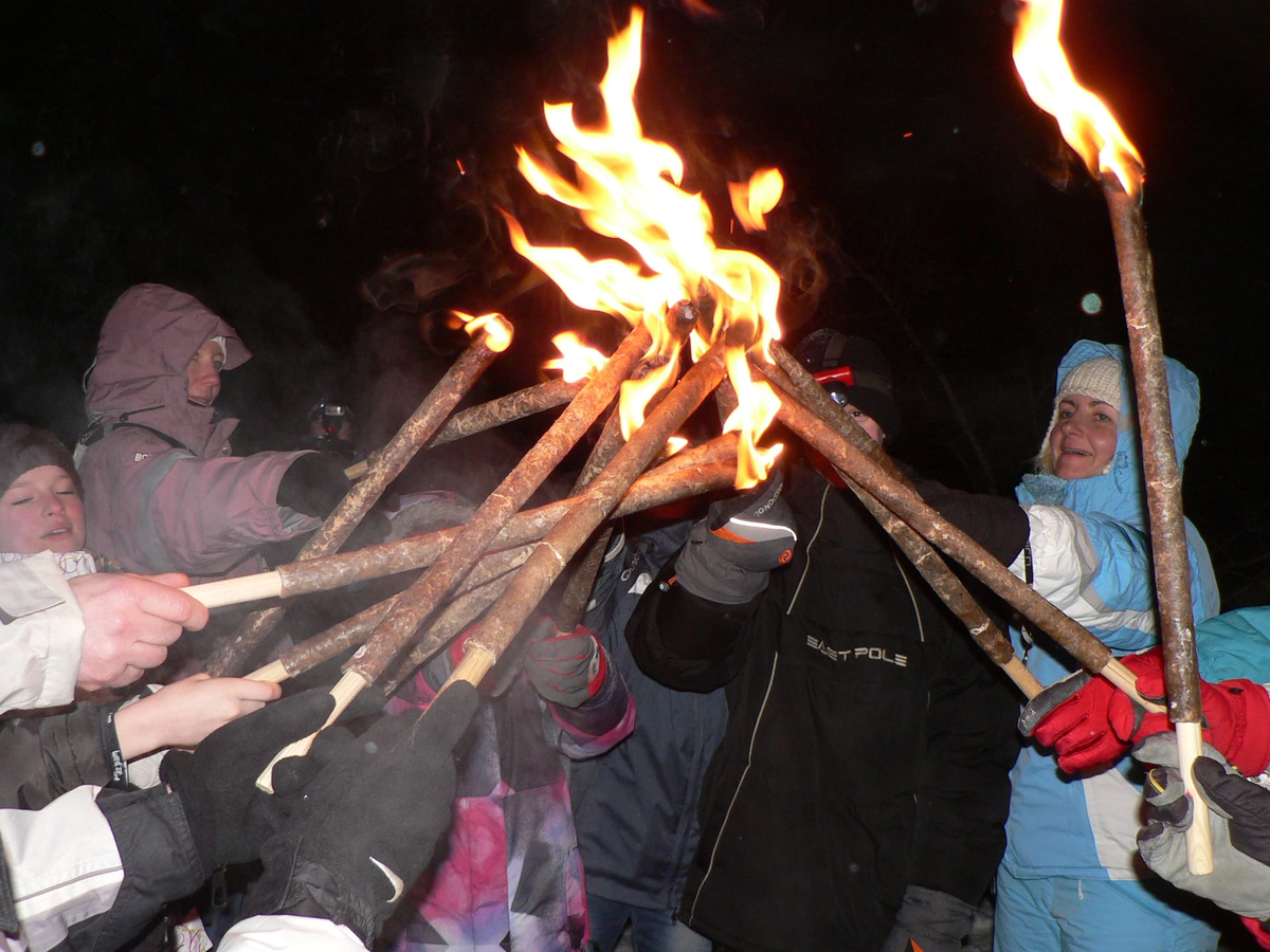 Balade aux flambeaux & apéritif du terroir au Salève — Photo 5