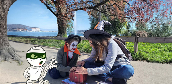 Grande chasse aux bonbons du Léman au Jardin Anglais à Genève